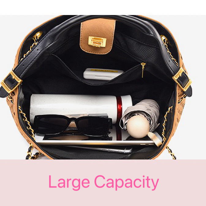 Trendy and Versatile Handbag with Removable Strap and Spacious Interior