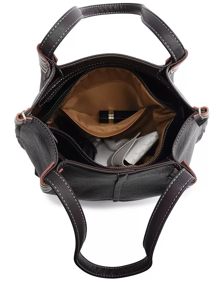 Durable and Fashionable Bucket Style Handbag