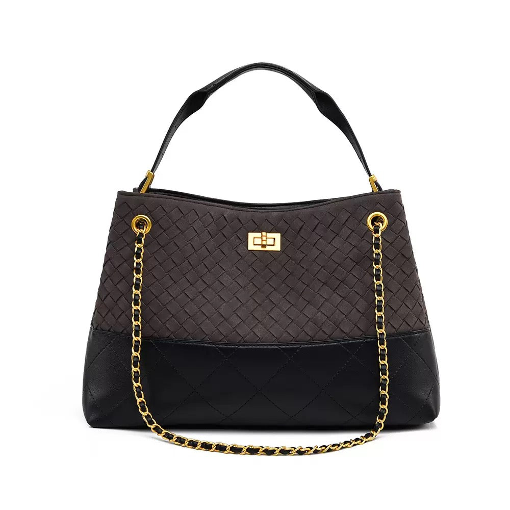 Trendy and Versatile Handbag with Removable Strap and Spacious Interior