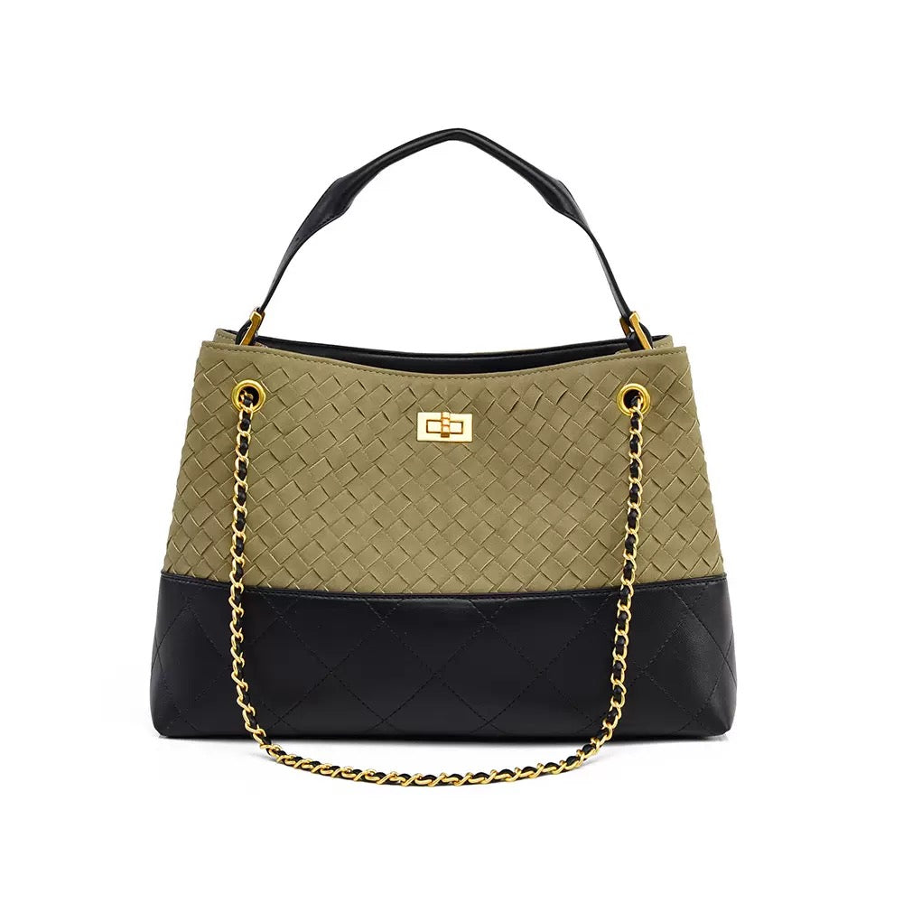 Trendy and Versatile Handbag with Removable Strap and Spacious Interior