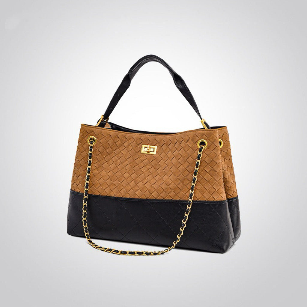 Trendy and Versatile Handbag with Removable Strap and Spacious Interior