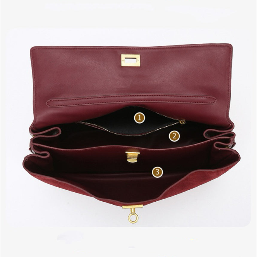 Durable and Chic Bucket Bag with Top Handle and Detachable Shoulder Strap for Women