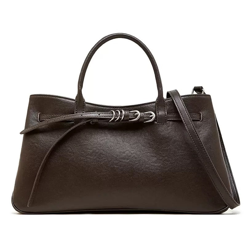 High-Quality Handbag with Top Handles and Detachable Shoulder Strap for Versatility